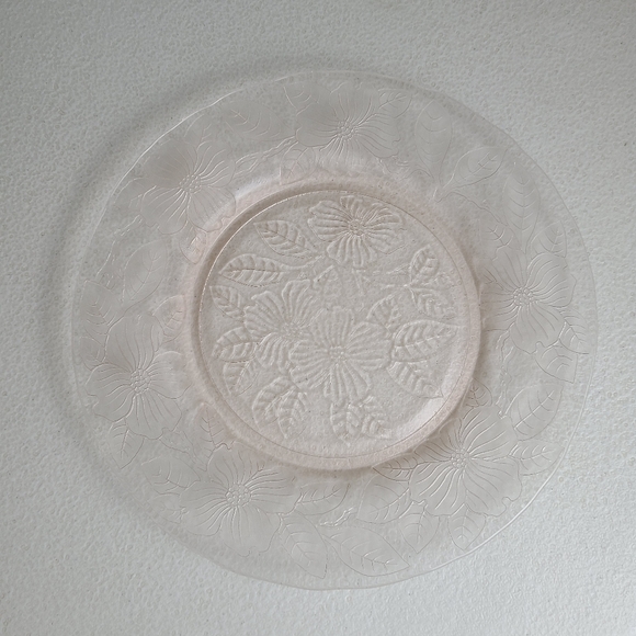Macbeth Evans Dogwood Pink Depression Glass Plate - Picture 5 of 5